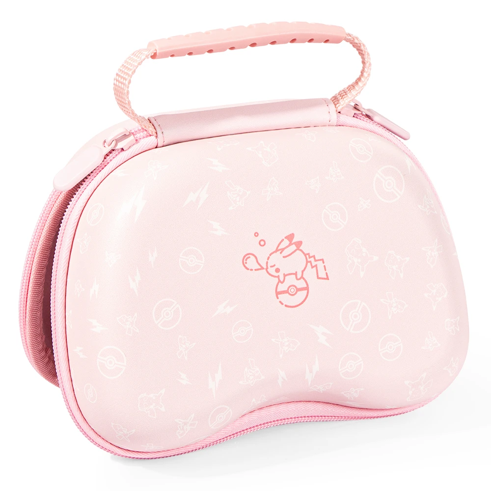 Xbox PS宝可梦限定手柄收纳包switch pro手柄盒nspro皮卡丘粉色