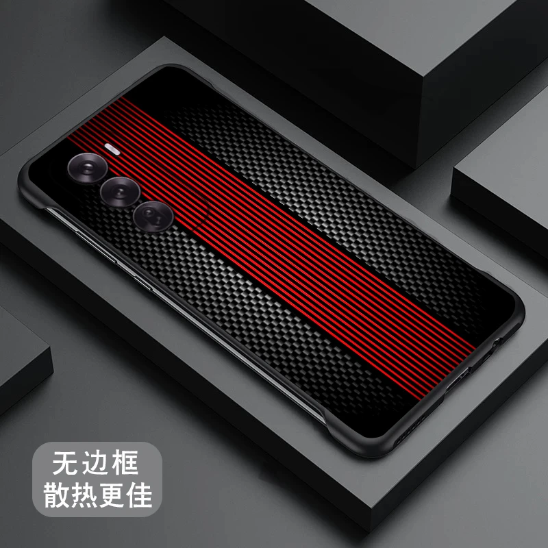 质感条纹适用opporeno12手机壳Reno12pro无边框Reno11pro男生opp