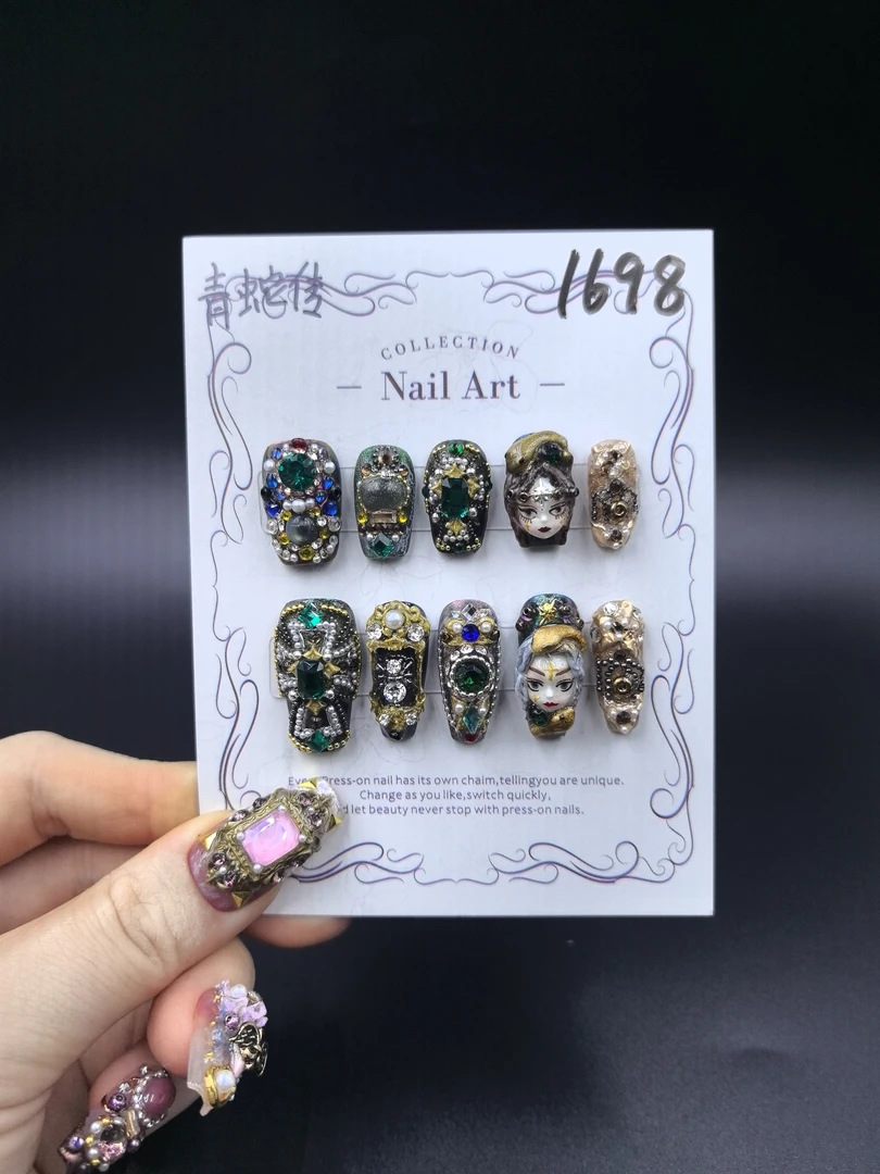 安夏 青蛇传 长梯 纯手工穿戴甲重工高定娃娃款