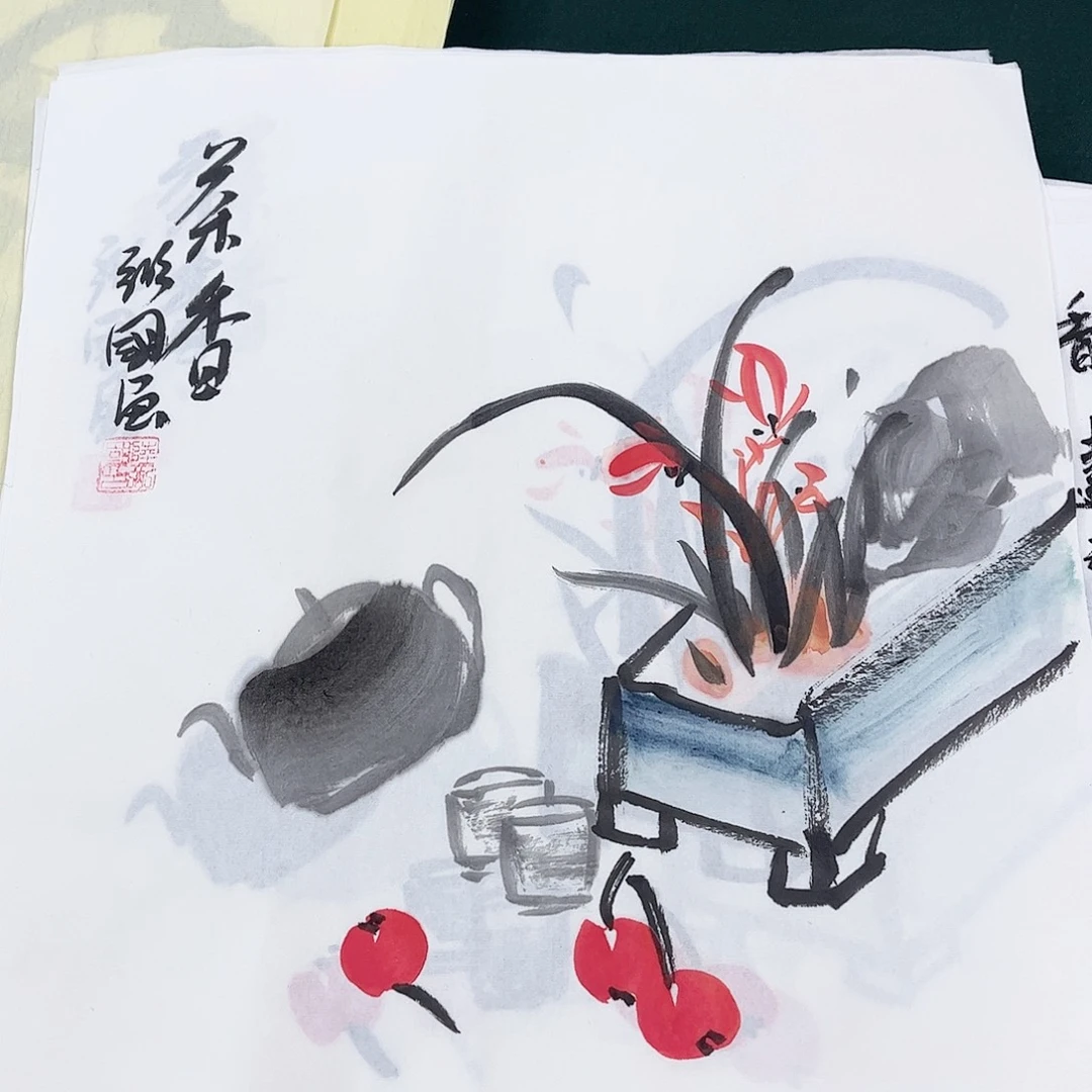 国画宣纸国画纯手绘作品