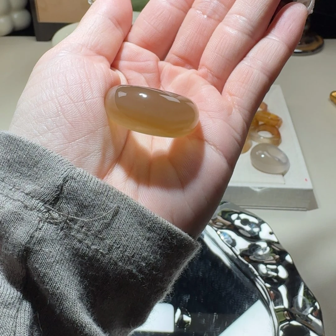 玛瑙/玉髓未镶嵌戒圈3号 鹅头福利港15