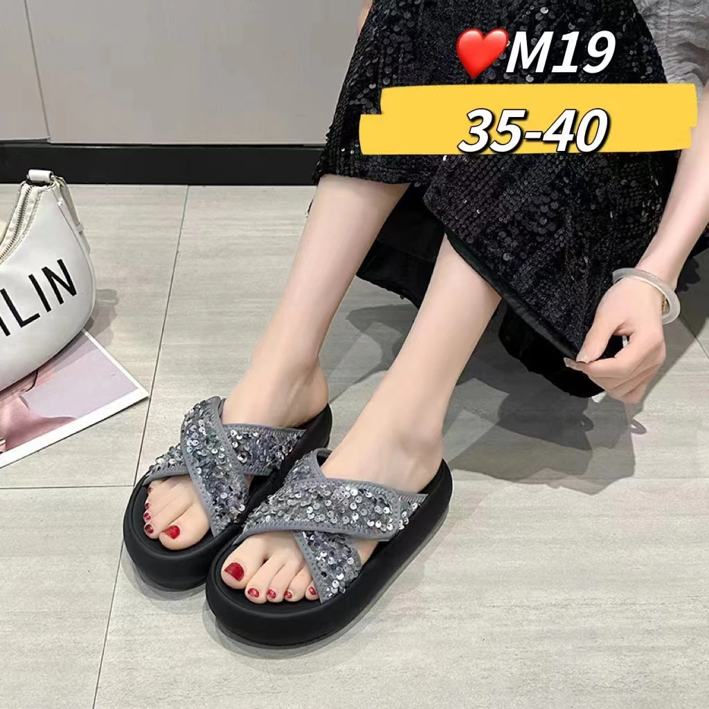 M19新款时尚一字凉拖鞋