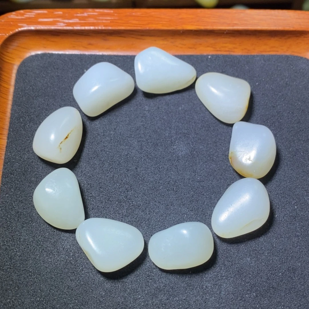 和田玉未镶嵌手链