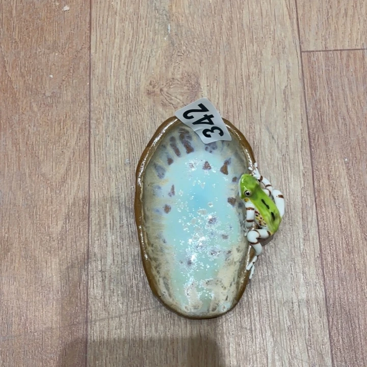 手工制作陶瓷茶具茶杯青蛙