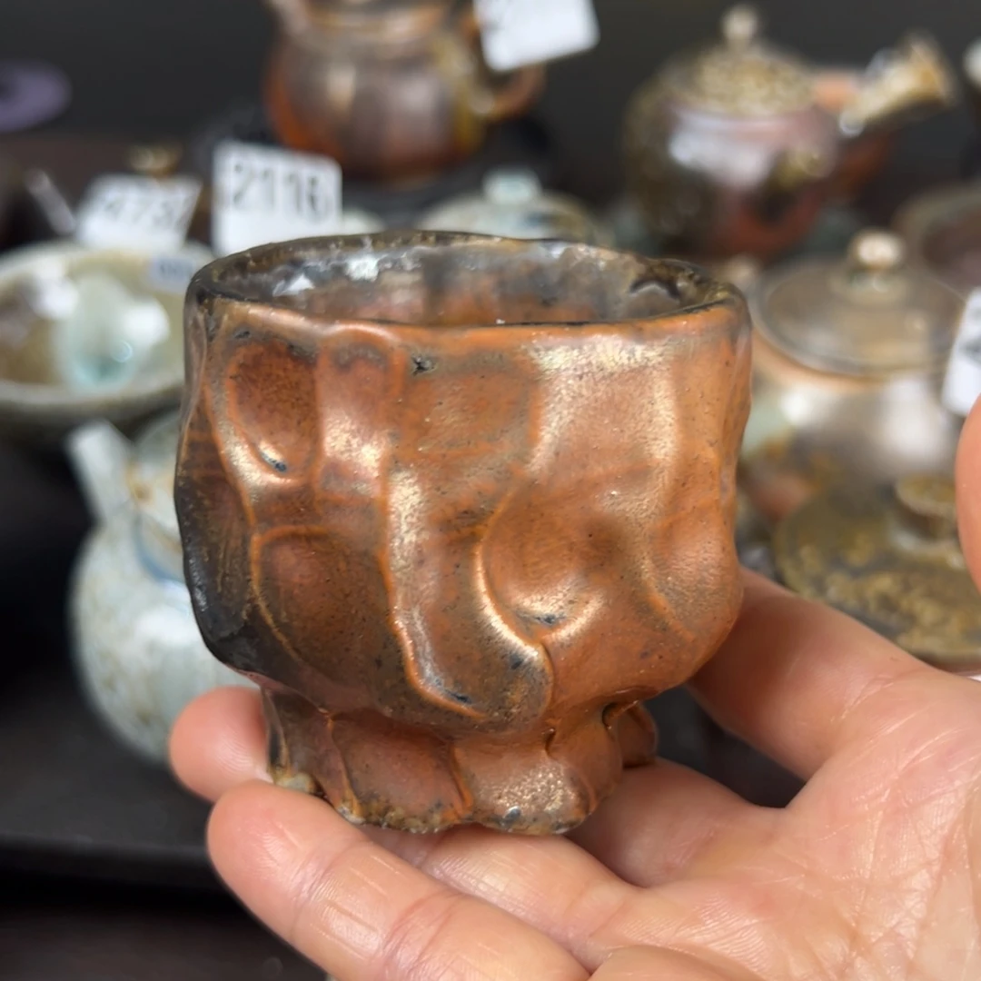 杯柴烧茶器主人杯