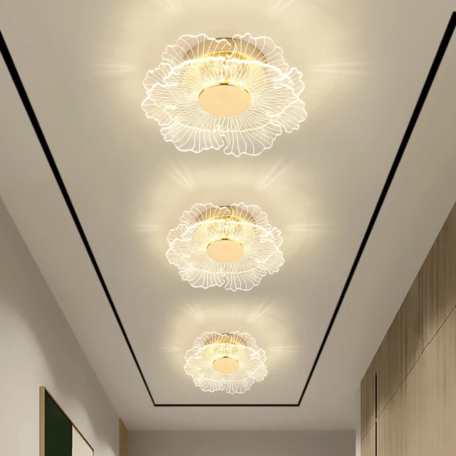 创意圆形走道灯走廊灯玄关灯入户灯led阳台灯简约现代衣帽间筒灯