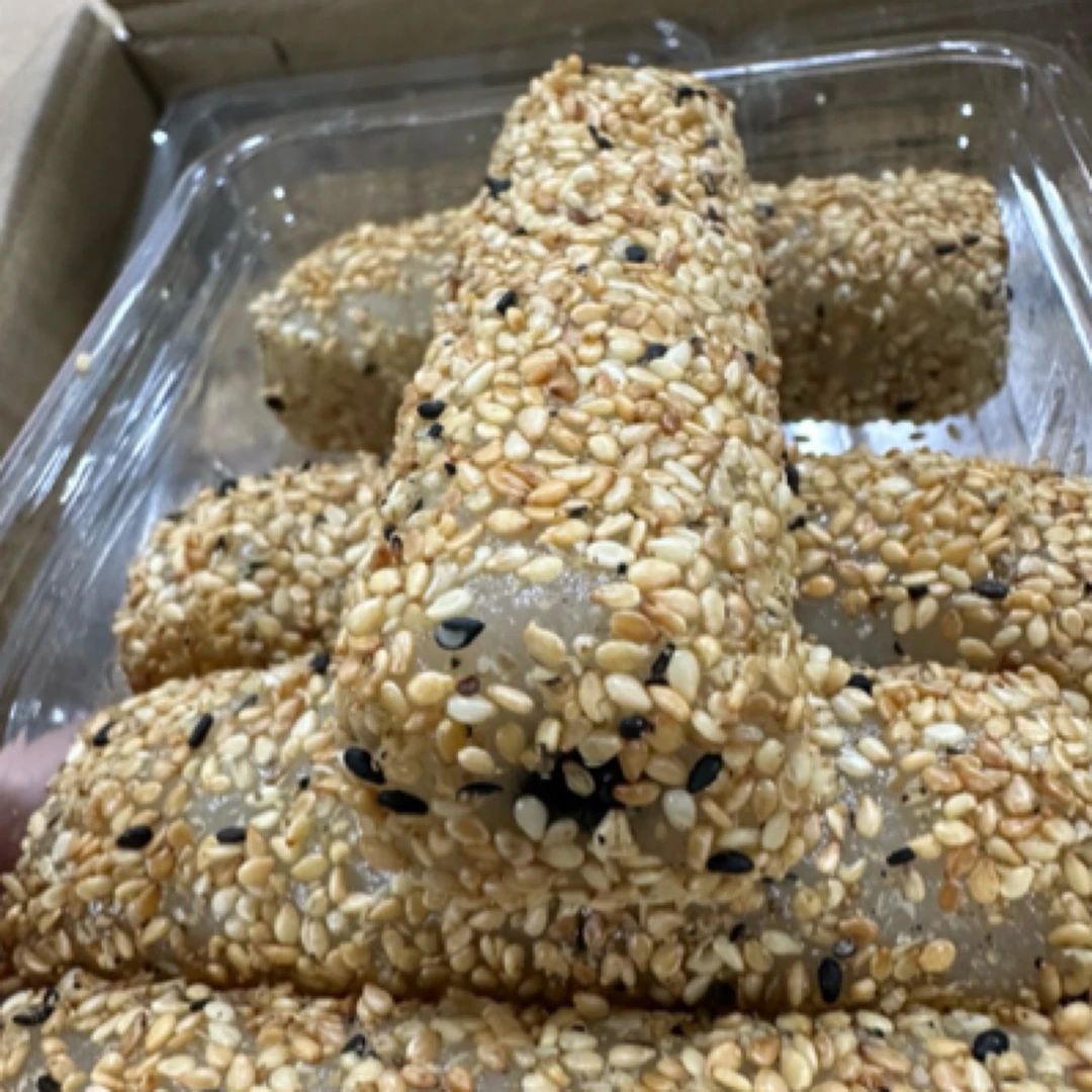 手工麻枣白芝麻麻粩麻通京果传统闽南特产小吃零食