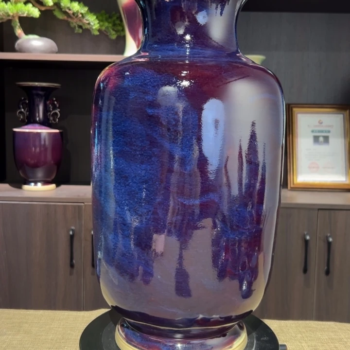 媛***宝陶钧瓷富贵瓶1345678