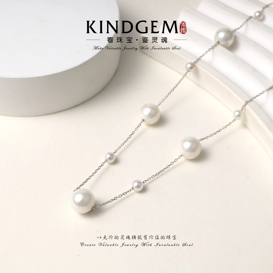 链子925银仿珍珠 时尚百搭气质仙女精致珠珠项链 AI33XMIS-21187