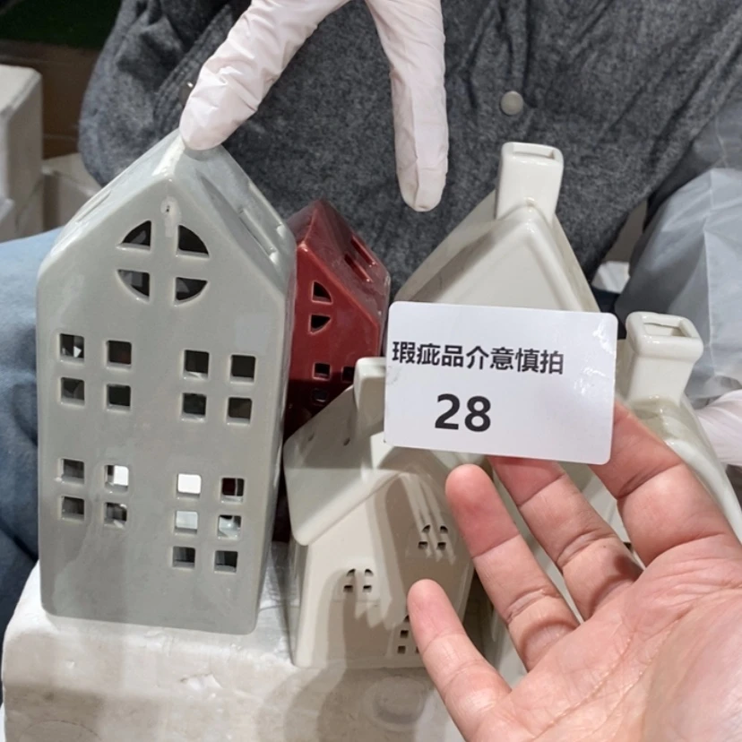 【闪购商品】摆件仓**子陶瓷摆件瑕疵特卖