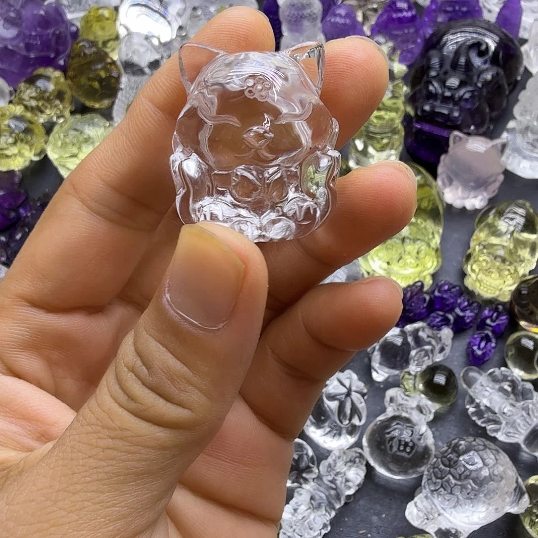 未镶嵌吊坠(赠链)水晶