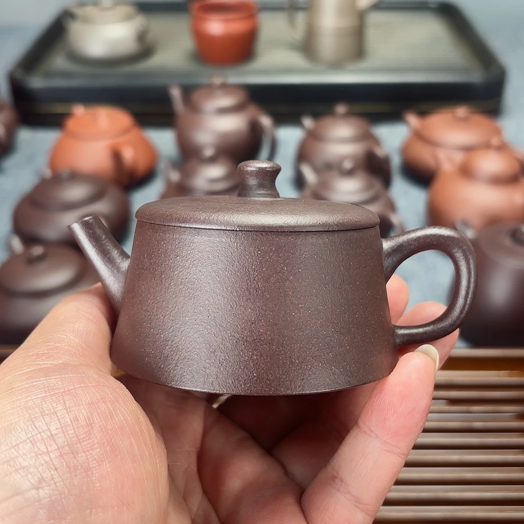 紫砂茶壶全手工云柱