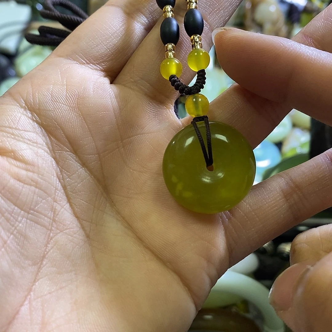 岫玉未镶嵌手镯挂件一个多样性发货