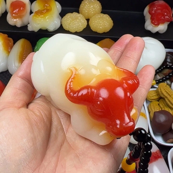 新疆戈壁五彩石金丝