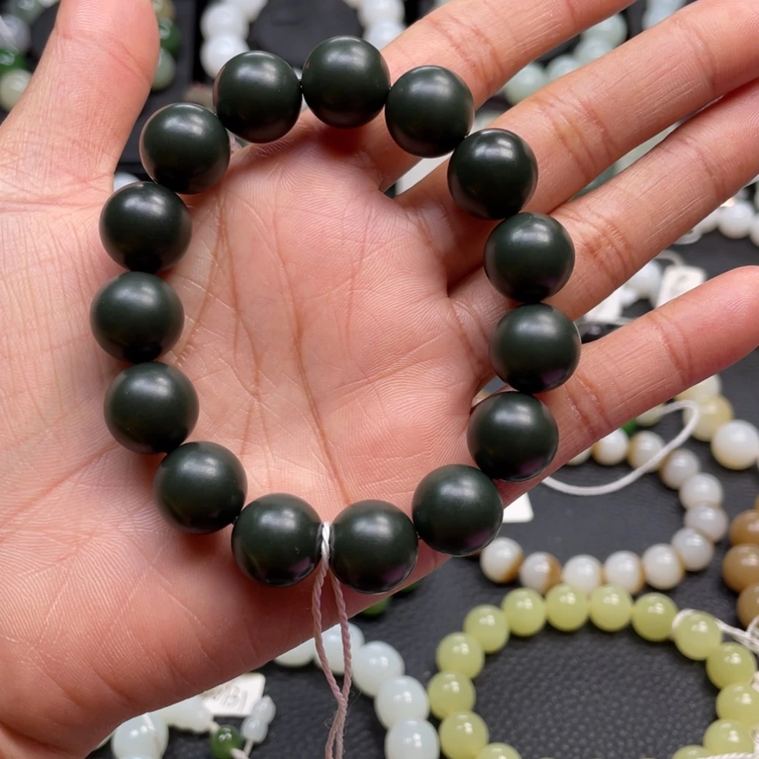 和田玉未镶嵌手链