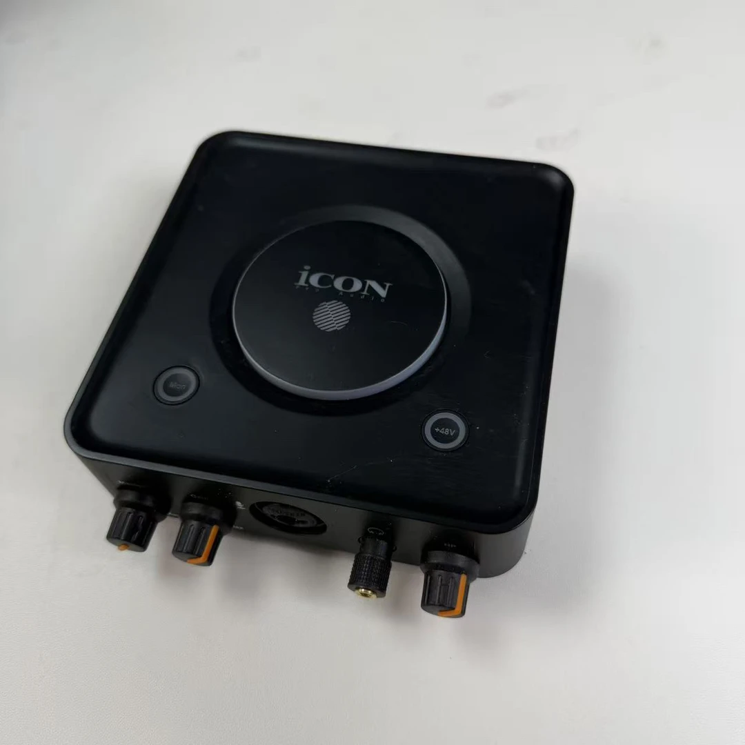 99新  艾肯USolo Live声卡带OTG接口 功能完好，直播唱歌麦克风