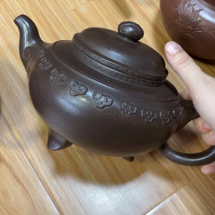 荷***堂茶壶紫砂宜兴紫砂艺术