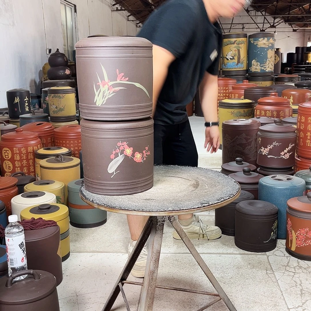 紫砂茶叶罐茶叶罐