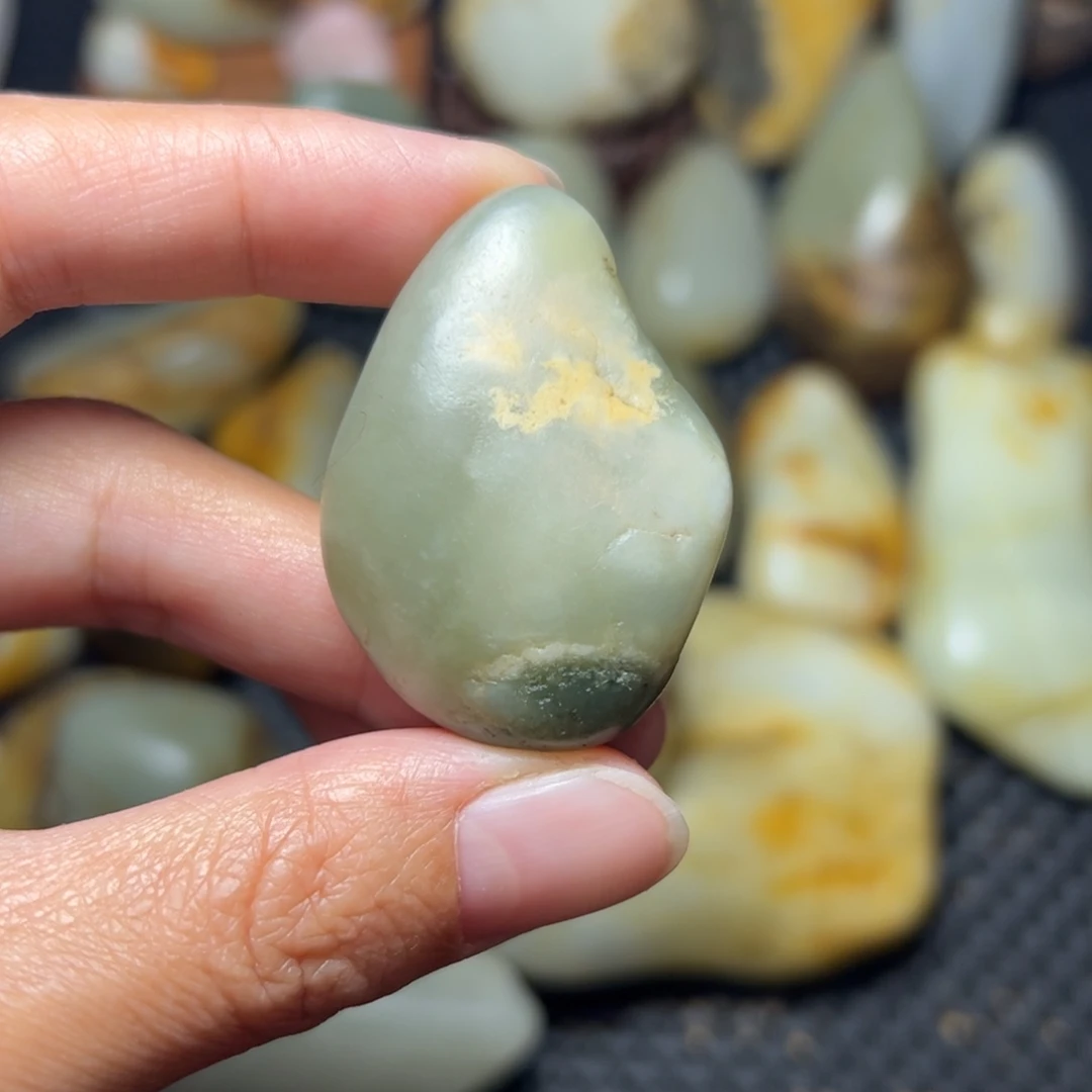 和田玉未镶嵌挂件11