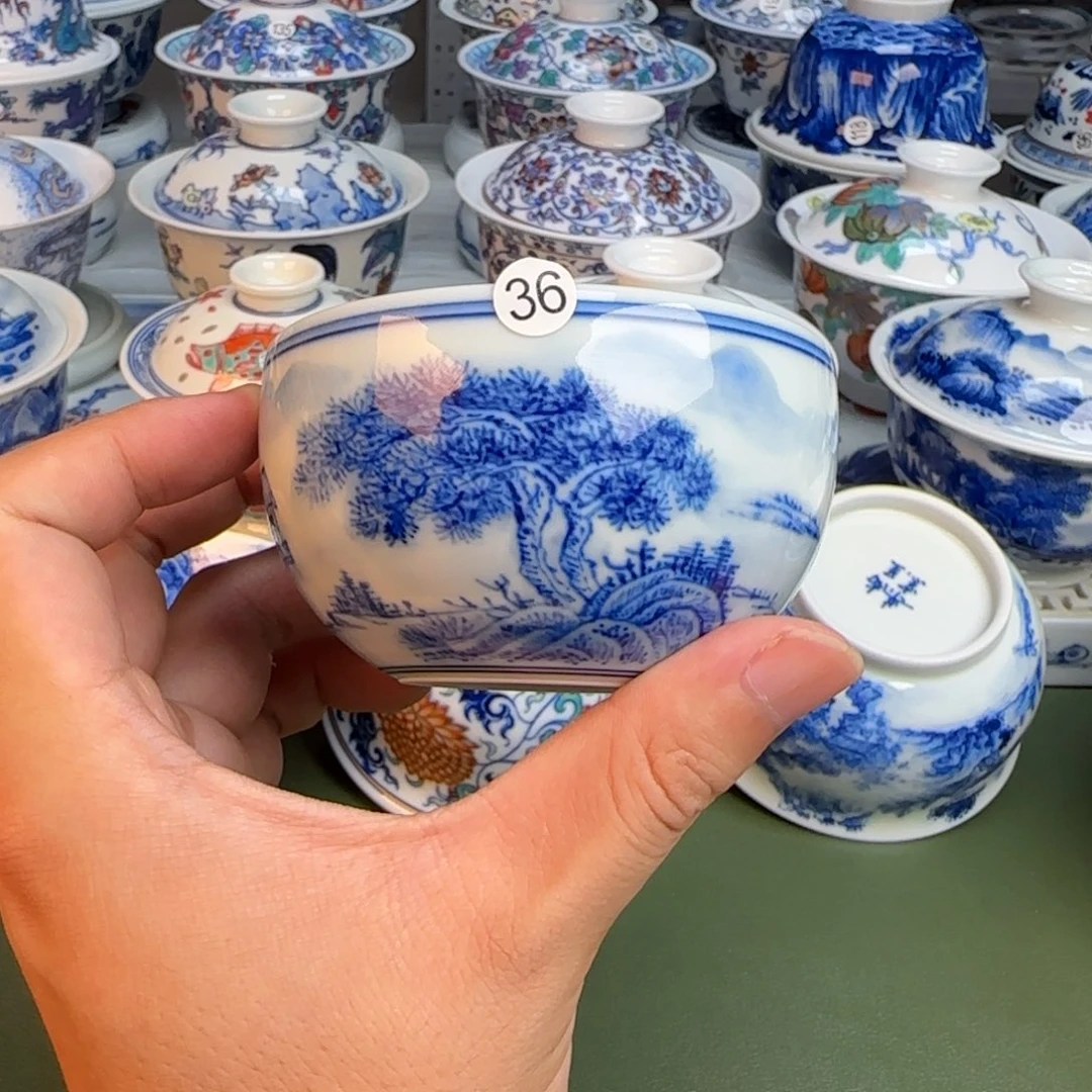 彦祖纯手工手绘茶具36