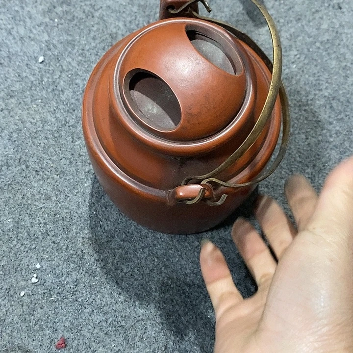 钦***…茶壶紫砂陶瓷摆件爱好者摆件