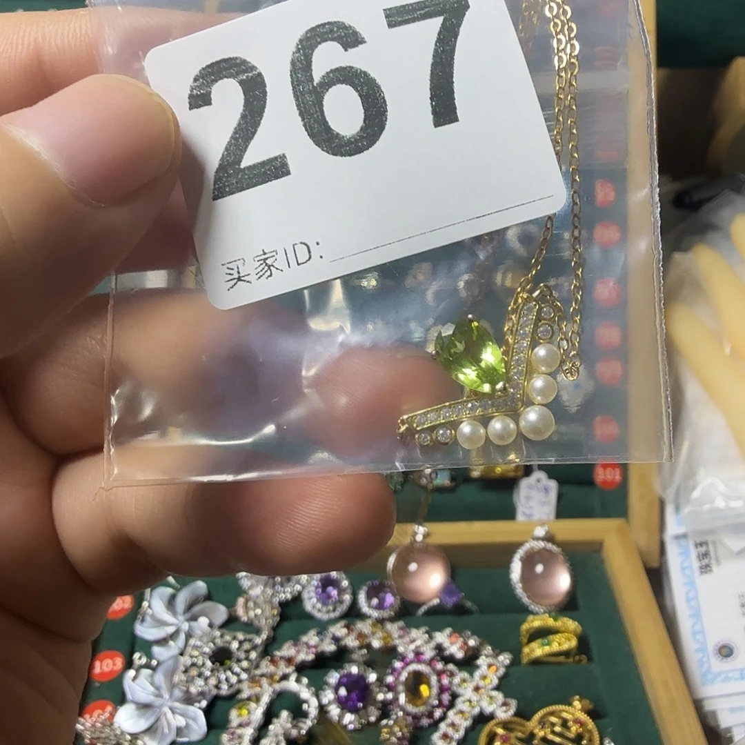 耿***骐颈饰银S925镶嵌橄榄石