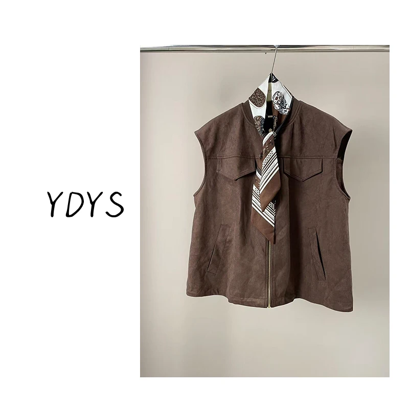 【YDYS】25K00983 2025新款时尚气质小众马夹