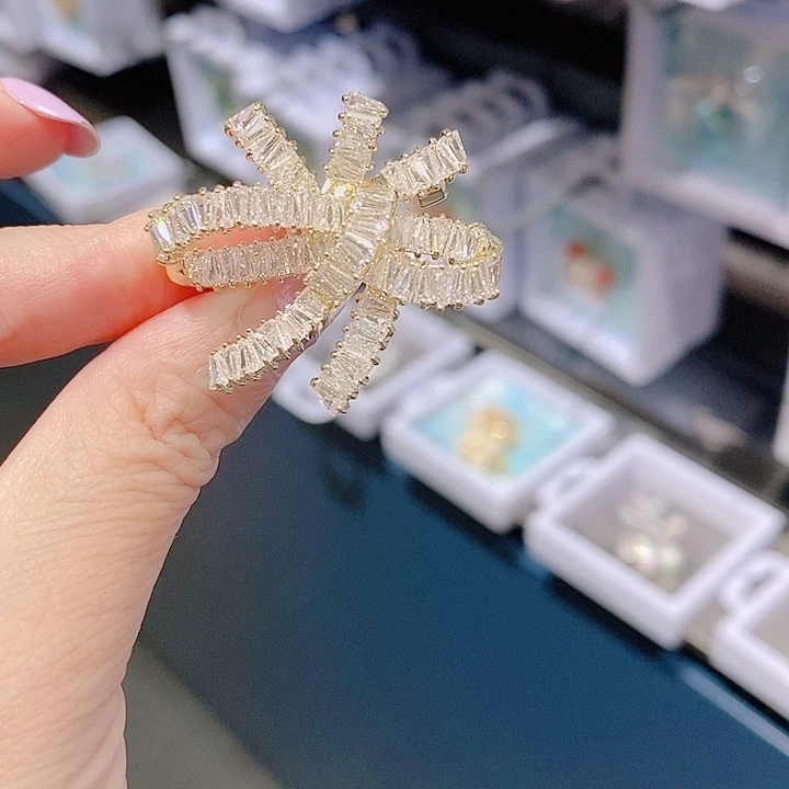 锆石铜合金蝴蝶结小号