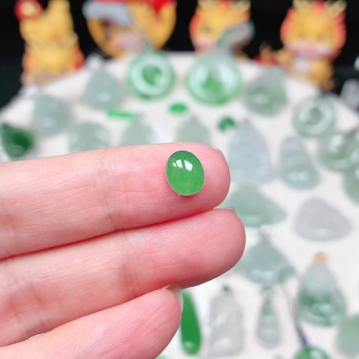 翡翠裸石缅甸天然A货翡翠