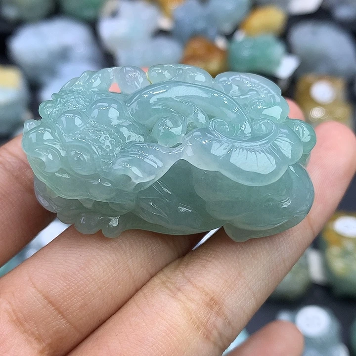 翡翠未镶嵌颈饰天然缅甸翡翠