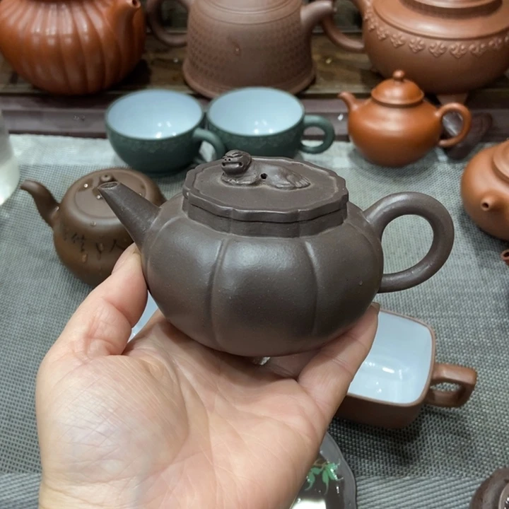 打***歌紫砂茶壶宜兴紫砂