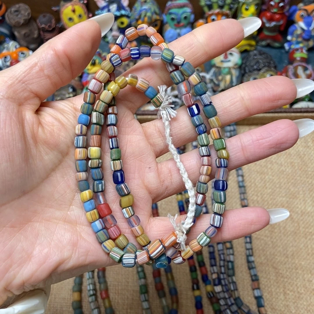 琉璃颈饰楼兰米珠