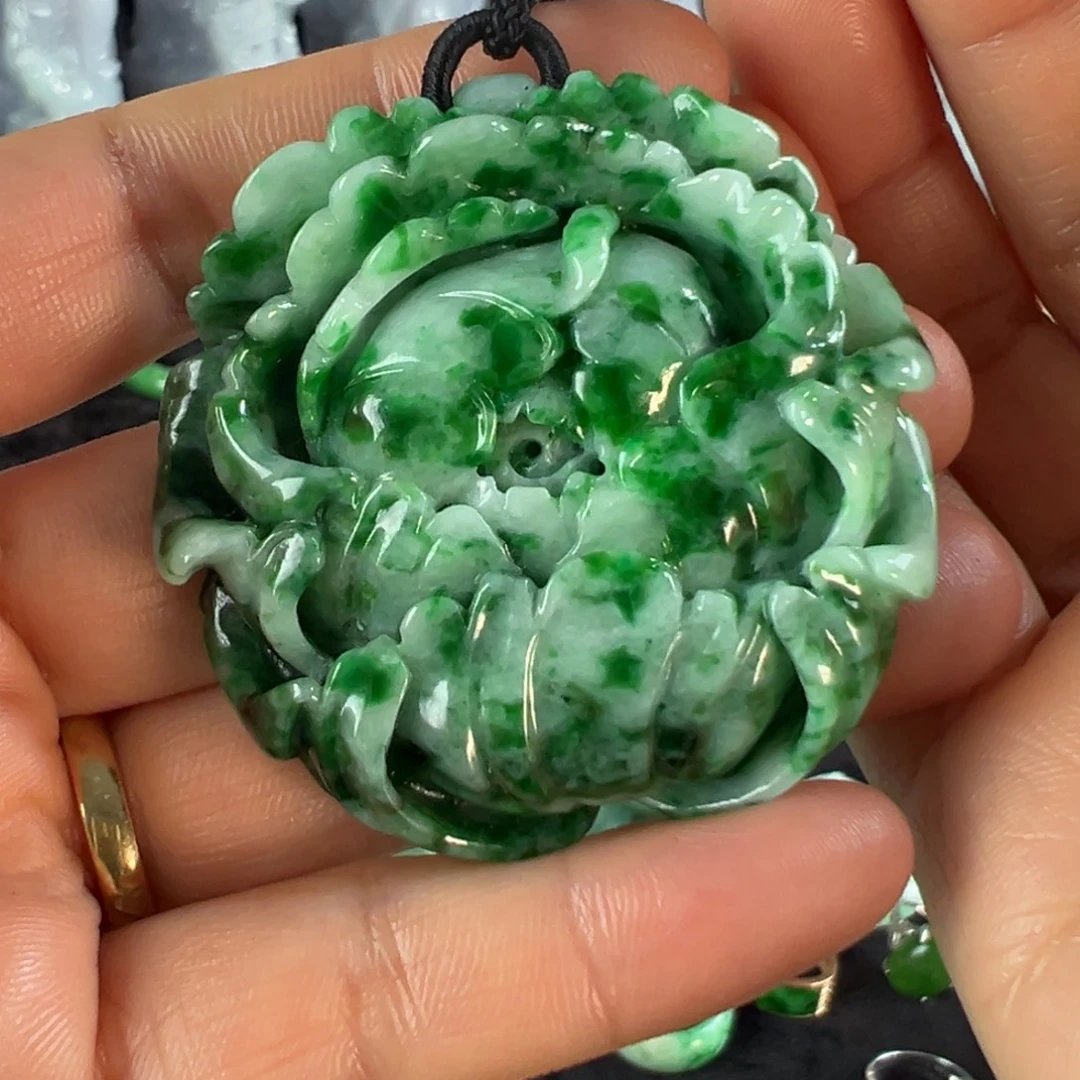 翡翠未镶嵌手镯天然翡翠挂件