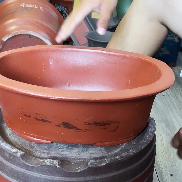 38红椭圆花盆花盆