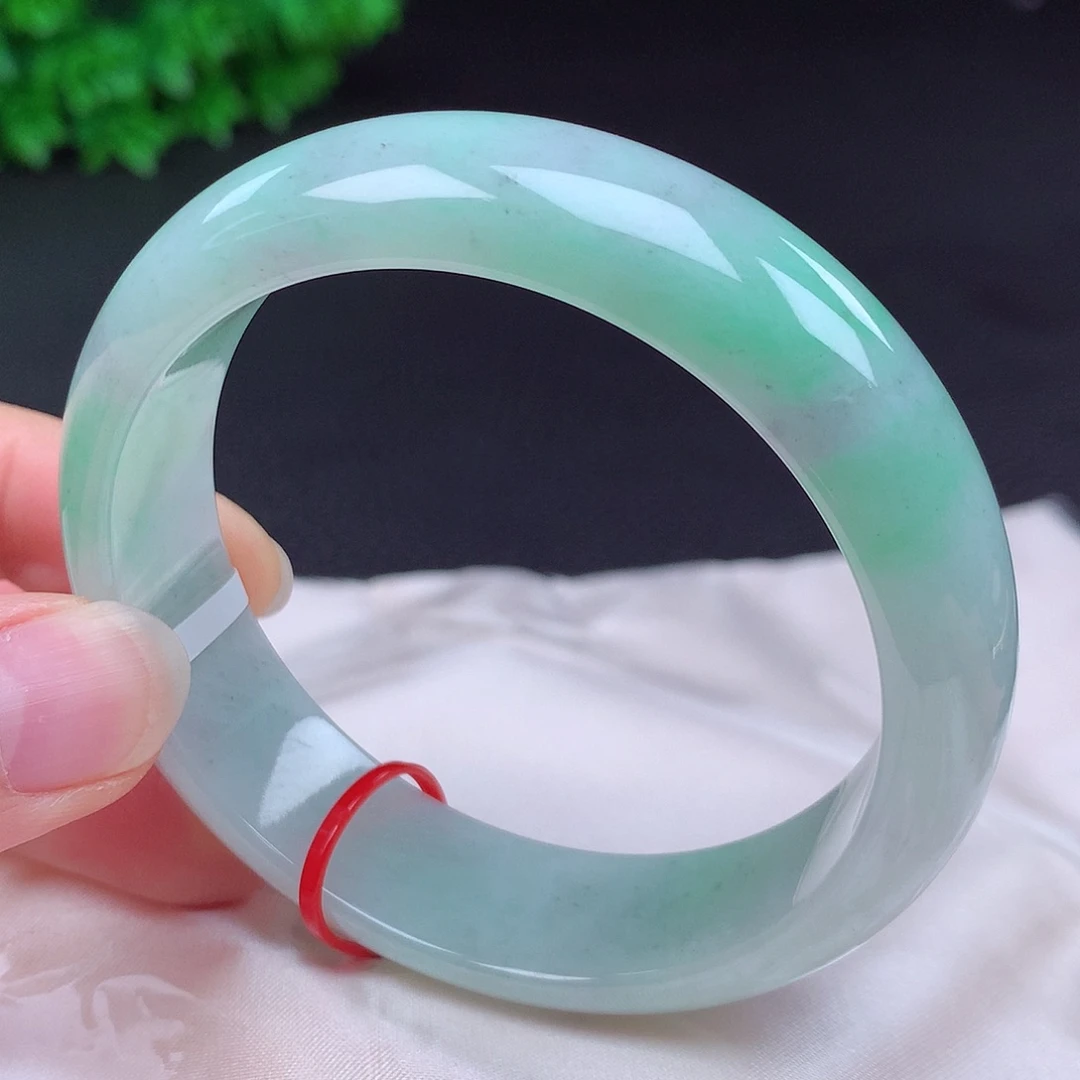 翡翠未镶嵌手镯58圈439003