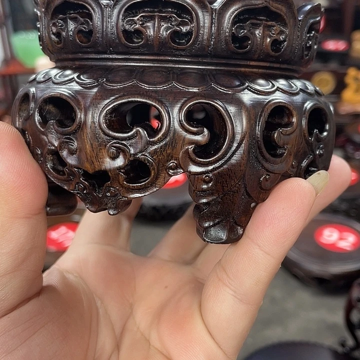 手工艺品琉璃红木底座工艺品