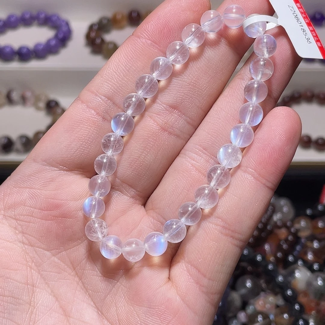 长石未镶嵌手链斯蒂兰卡蓝月光7