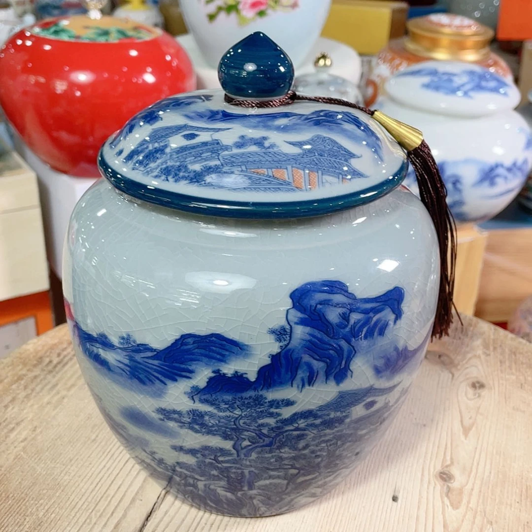 【闪购商品】罐陶瓷茶叶罐密封罐