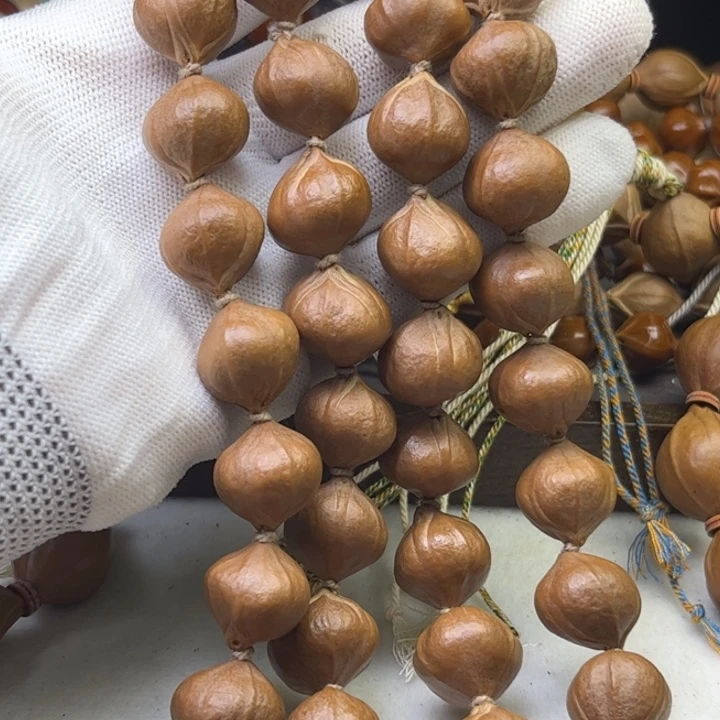 虎***哥手串/手链橄榄核1617小蒜头原皮55颗