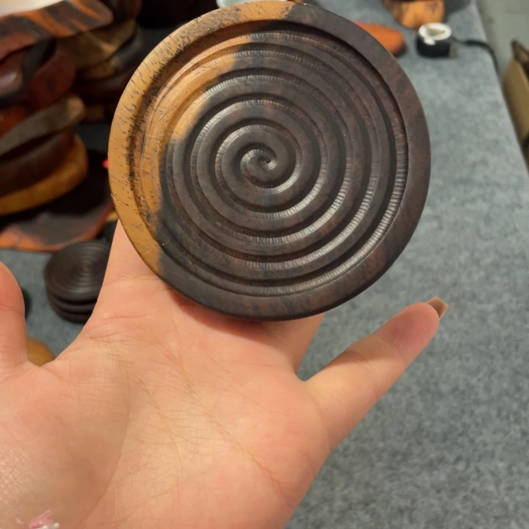 党***厨黑檀木实木随行杯垫