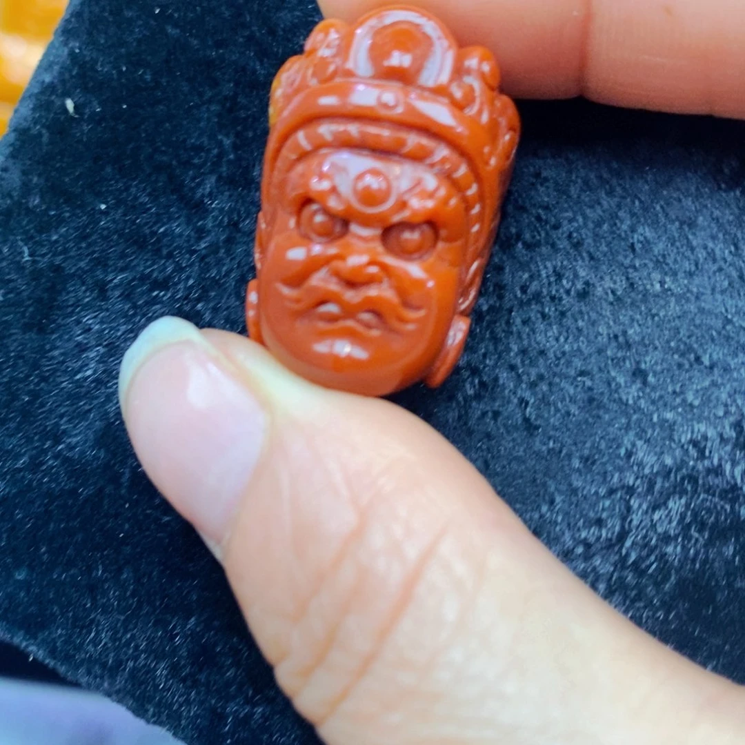未镶嵌石英质玉（黄龙玉）吊坠(不含链)