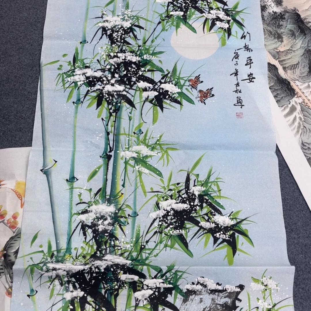 国画纯手绘作品图