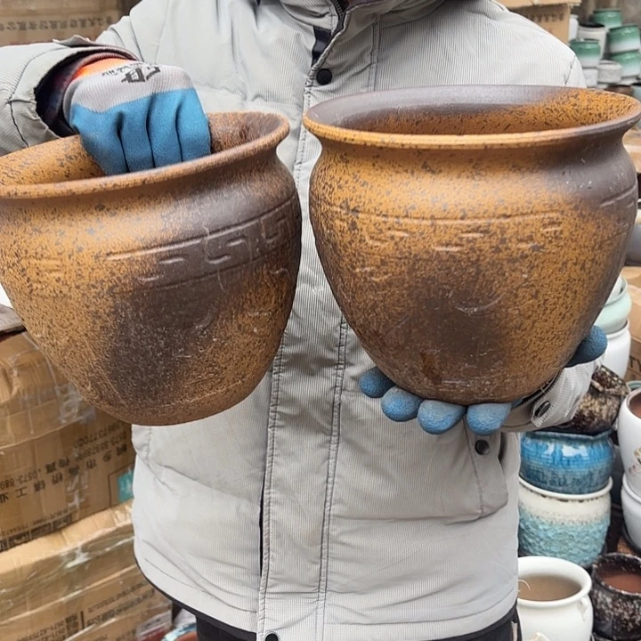 红陶柴烧两个口径20*18