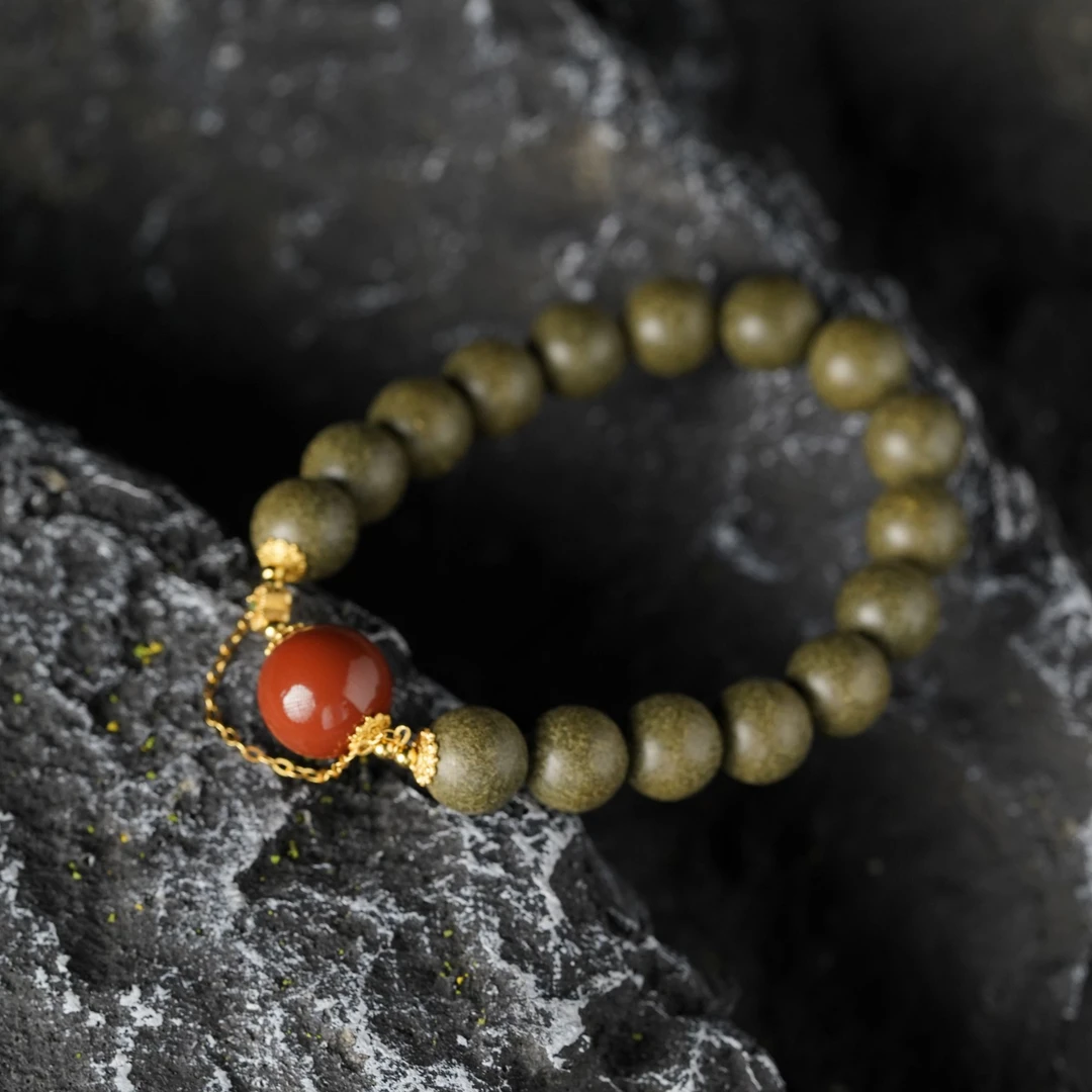 【珊木居】HXZ1300JY TO-P系列 梦灵合香珠1.0圆珠单圈手串