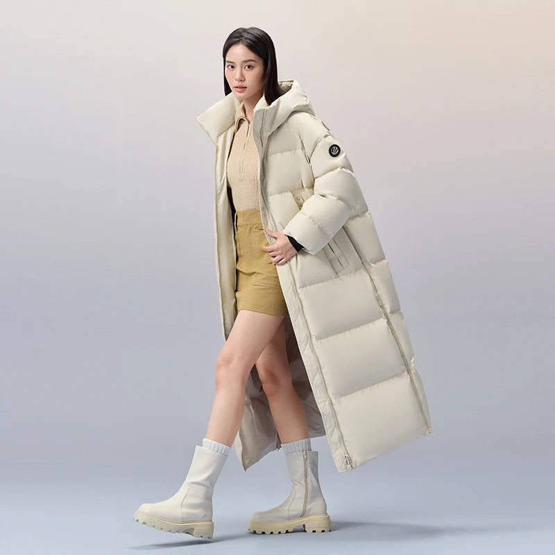 【粉丝回馈】波司登东北款加厚连帽长款户外保暖羽绒服冬季蓄热款