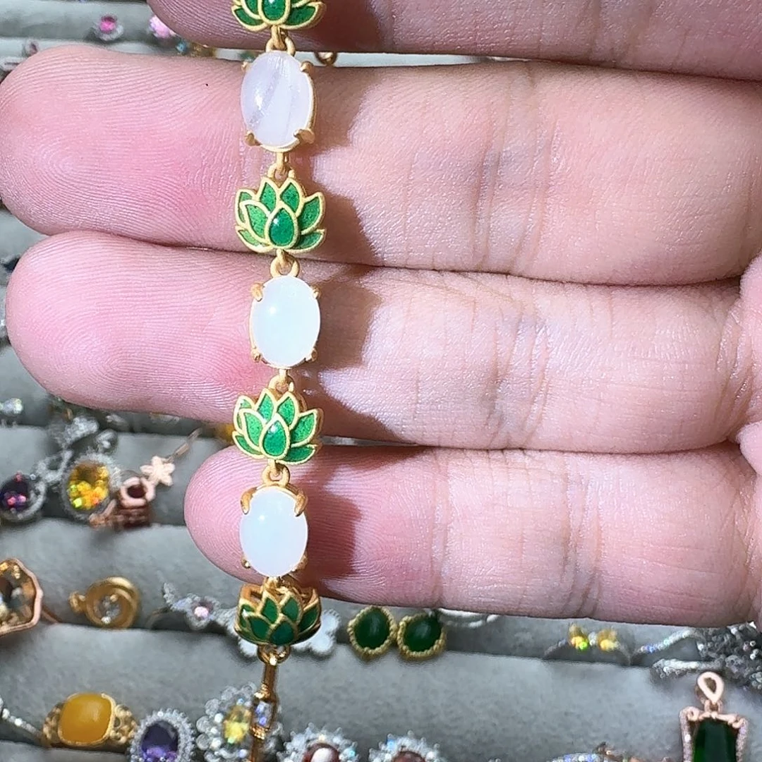 托帕石戒指银S925镶嵌