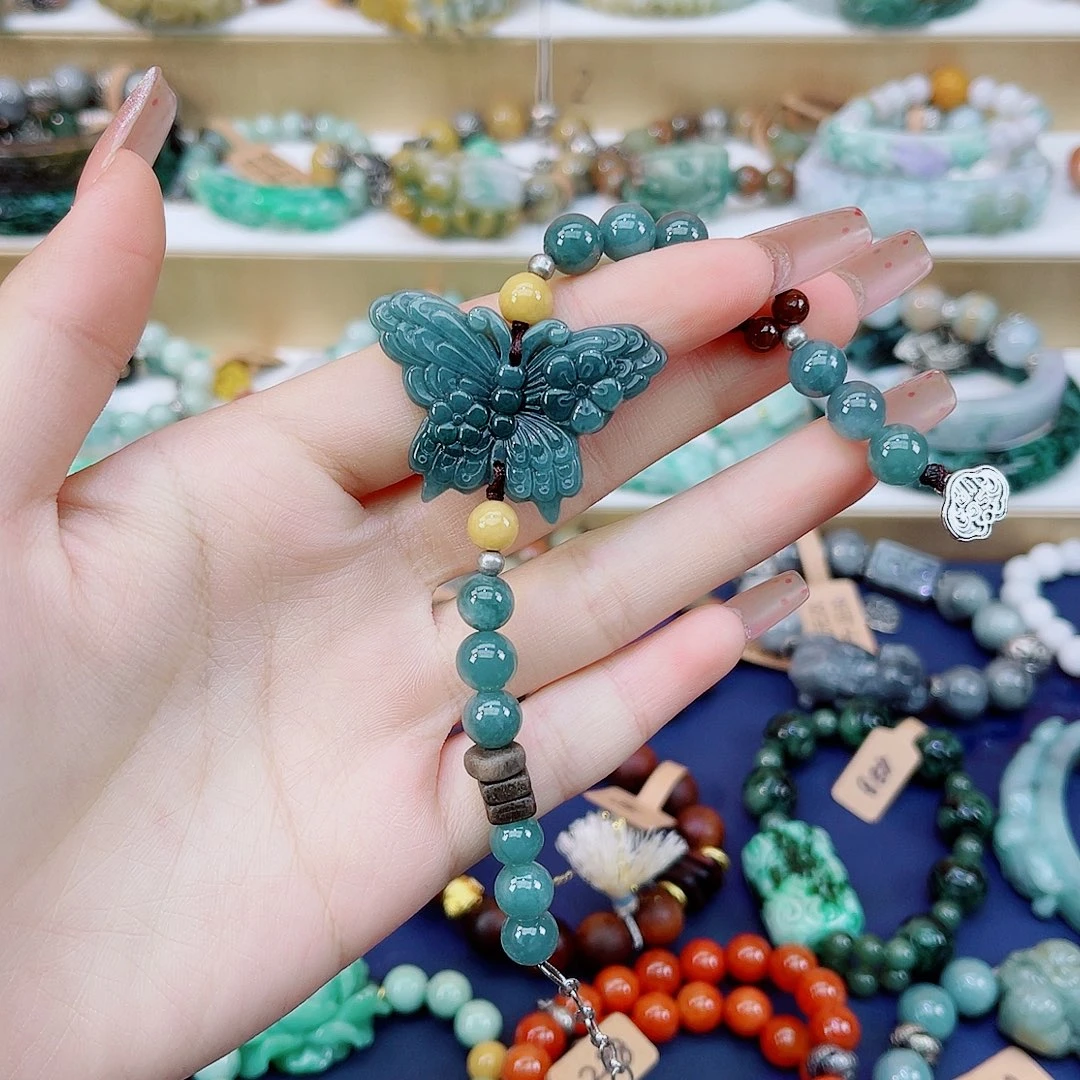 翡翠未镶嵌手链手链