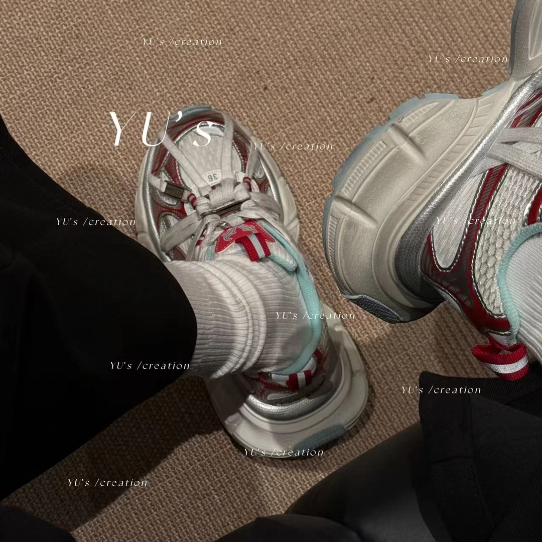 H55-必入！老爹战神！果冻蜘蛛侠2025s巴黎老爹鞋25-2320-BD