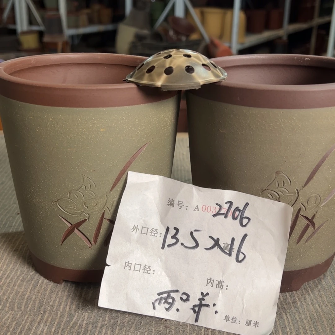 紫砂花盆紫砂花盆