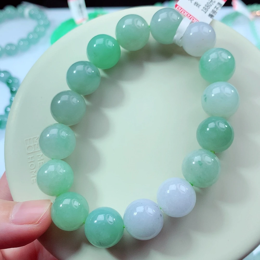 翡翠未镶嵌手链卡13